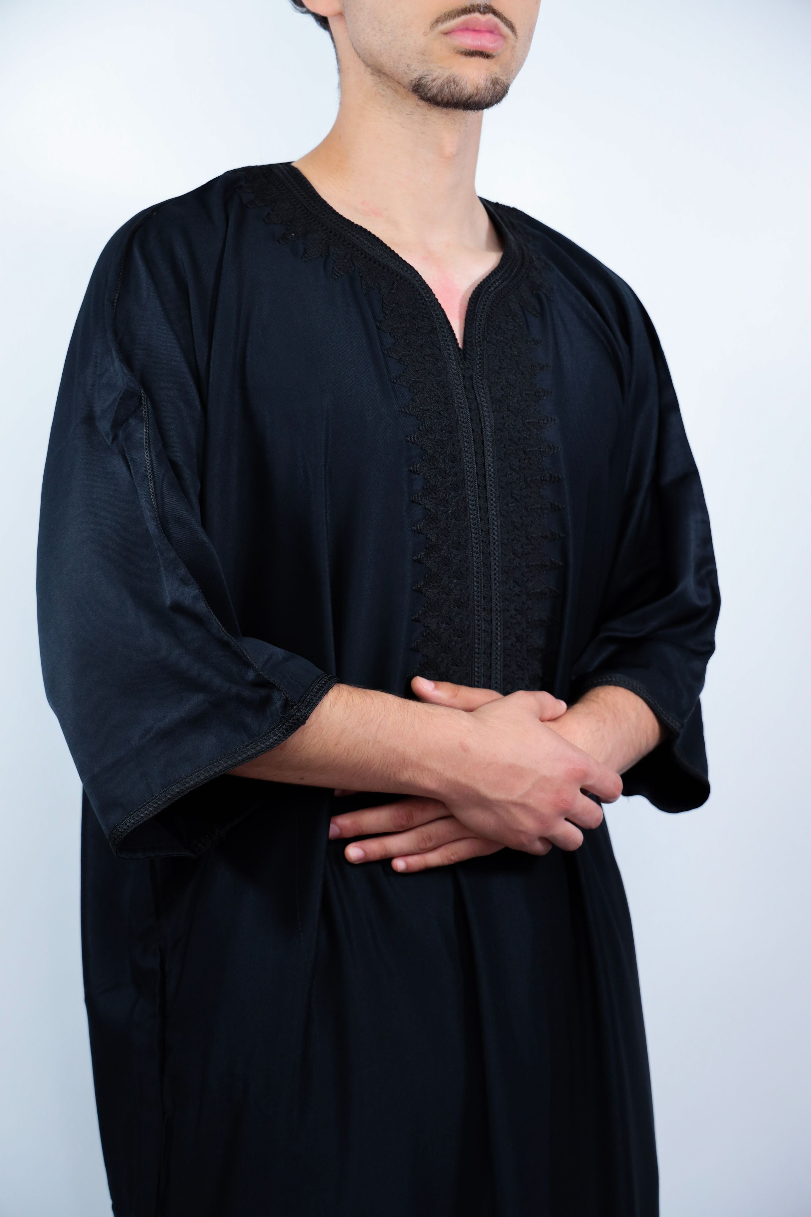 “Noire Élégance” Gandoura