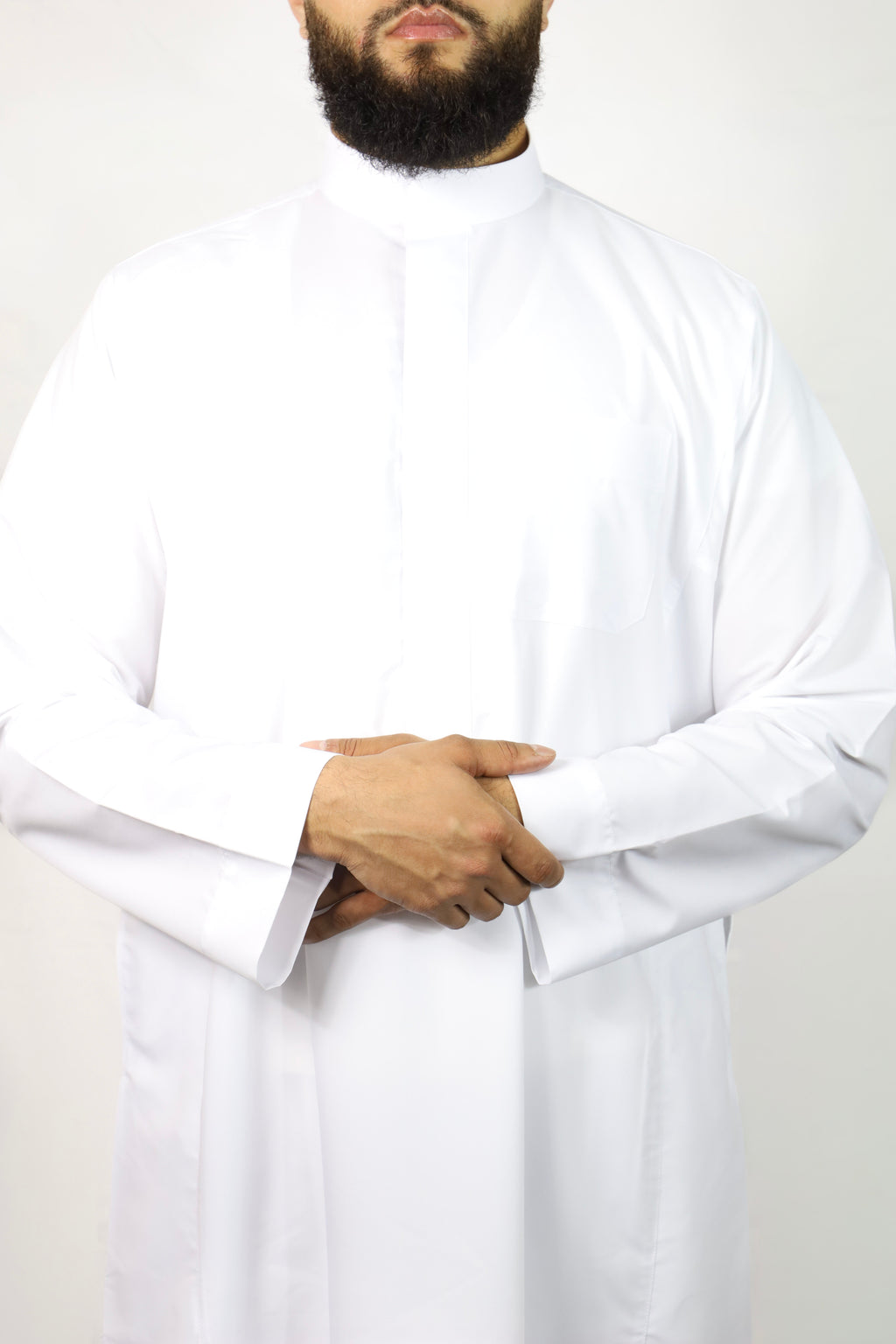 Hijazi White Saudi Thobe